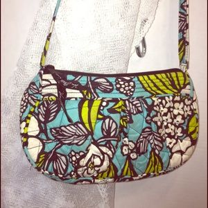 Vera Bradley’s Island Blue Teal Blooms Crossbody Bag